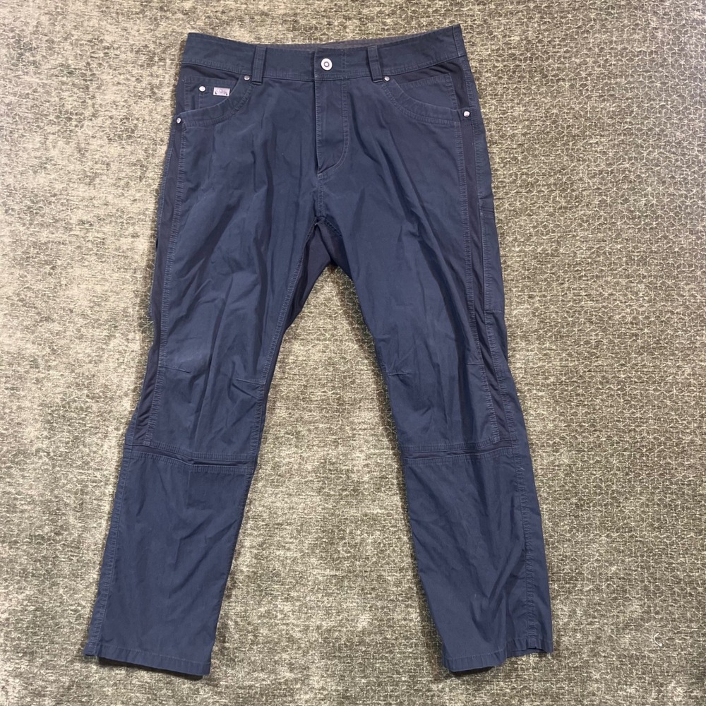 KUHL Radikl Pants Mens 35x30 Navy Blue Hiking Outdoor Hybrid 5109